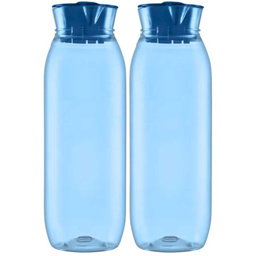 Set Of 2 Juice Jugs And Water Bottles With Hygienic Lids For Refrigerator, 1.5 Liters, Venice Brand. - Màu xanh da trời - Xem 1