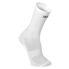 Adult Polyamide Running Socks With 3D Cuff, Breathable, Thermal Comfort, High Performance - Blanco - View 1