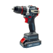 SUBY Cordless Brushless Impact Drill With 2 Pcs 1200mAh Batteries, 1 Fast Charger, Portable Hook, Suitable For Home Improvement & DIY - Blue - View 10