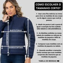 Women's Puffer Jacket, Warm Coat With Lining, No Hood - 藏蓝色 - 查看 6