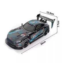 Rechargeable Remote Control Car - Fast Racing - Blue - View 1