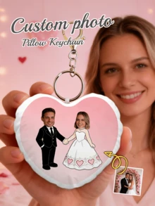 Llavero personalizado con foto, llavero personalizado, hombre musculoso, adecuado para el Día del Padre, el Día de la Madre, Halloween, Navidad, Nochebuena, San Valentín, cumpleaños, aniversario - Multicolor - Ver 17