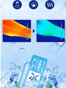 清凉湿巾，清爽便携冰镇湿巾，降温效果-3.5℃，数据来自第三方专业检测机构，实际效果可能有所不同。 - 多色 - 查看 3