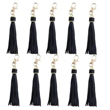 10 chiếc mặt dây chuyền tua rua thủ công bằng da, móc khóa tua rua, đồ trang trí DIY, thích hợp cho túi xách, rèm cửa, đánh dấu sách, chìa khóa [Mặt dây chuyền tua rua ví xe hơi] Móc khóa tua rua dễ thương, phụ kiện ví, ba lô, chìa khóa xe hơi, quà Giáng sinh - Nhiều màu - Xem 18