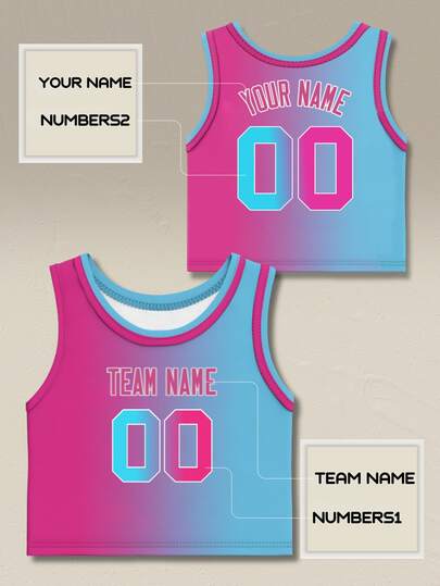 Áo croptop phong cách bóng rổ thiết kế riêng - Cá nhân hóa với tên và số, áo thể thao đường phố thời trang dành cho nữ, dịch vụ thiết kế miễn phí, phù hợp cho các hoạt động cổ vũ đội bóng và các ngày thi đấu.