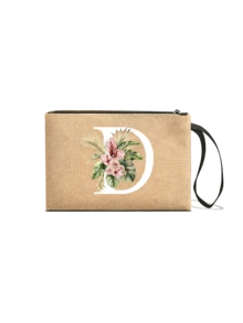 1个简约字母印花亚麻手提袋，情人节女友礼物，多功能便携亚麻手提袋，适合教师节、教师节、女士等场合，字母印花手提袋，化妆包，精美旅行沙滩包，可重复使用的购物袋，适合婚礼、生日、海滩、假日等场合。 - 彩色 - 查看 42