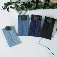2/4Pcs Pants Extender Buttons, Jeans Waist Extender, Pants Hooks With Long Buttons, Elastic Adjustable Waist Buttons, Belt Extender Buckles, Quilting Supplies - Multicolor - View 8