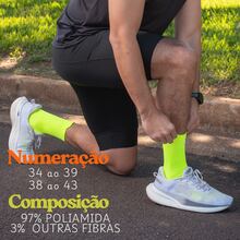 Adult Polyamide Running Socks With 3D Cuff, Breathable, Thermal Comfort, High Performance - Negro - Ver 10
