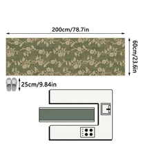 1 pieza Alfombra/Tapete/Alfombra de área/Alfombra de baño/Felpudo/Pasillo de estilo vintage desgastado y abstracto, adecuado para baño, cocina, entrada, pasillo, mesita de noche, sala de estar, dormitorio y todas las estaciones, suave y lavable, decoración del hogar - Multicolor - Ver 15