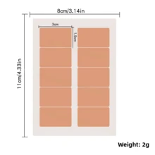 Disposable Half-Finger UV Gloves For Nail Art, Tape-Fixed Adhesive Stickers, Anti-Tanning Gloves, Nail Lamp Finger-Exposing Stickers - Multicolor - View 6