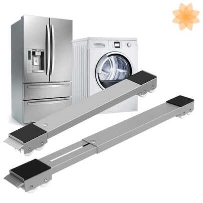 Soporte Base Con Ruedas Ajustable para Mover Electrodomésticos lavadoras, refrigeradores