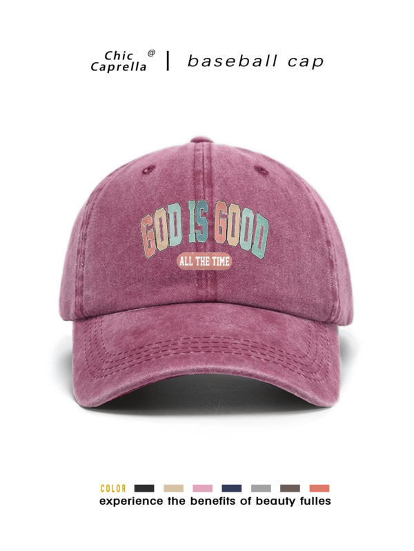 Gorra ajustable con lavado vintage, adecuada para hombres y mujeres, para todas las estaciones (primavera, verano, otoño, invierno), ideal para el Día de San Valentín, bodas, Navidad, Día del Padre, deportes al aire libre, viajes, protección solar, regalo unisex personalizable tipo camionero en negro, rosa, morado, amarillo y otros accesorios casuales para la cabeza