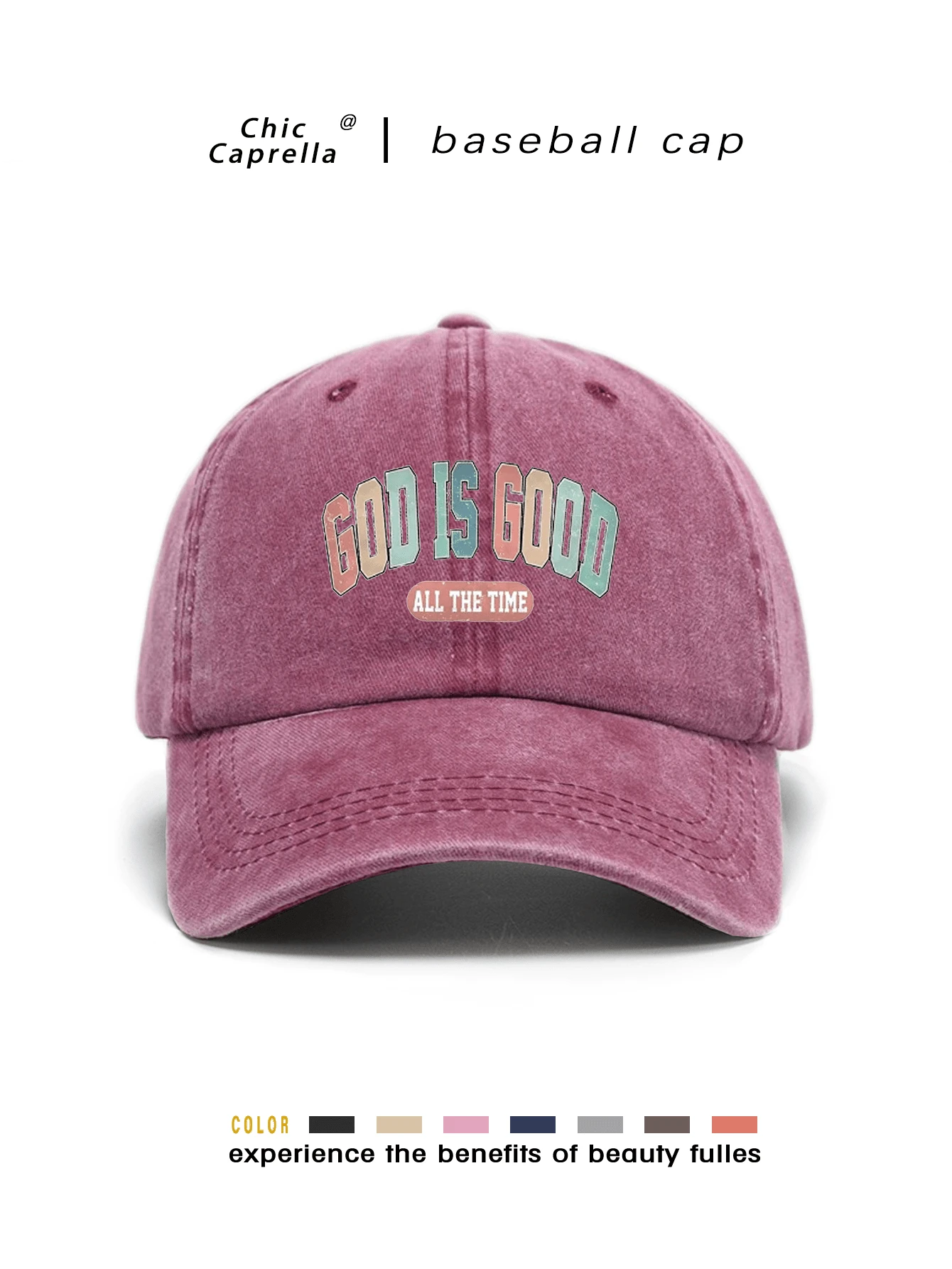 Vintage Washed Adjustable Cap, Suitable For Men And Women, All-Season Spring Summer Autumn Winter, Ideal For Valentine's Day, Wedding, Christmas, Father's Day, Outdoor Sports, Travel, Sun Protection, Unisex Gift, Customizable Trucker Hat In Black, Pink, Purple, Yellow And Other Casual Headwear