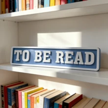 1pc 3D Printed Bookshelf Bookmark - To-Read Sign, Pink Plastic Bookend, Lightweight And Durable, Suitable For Book Lovers, Readers, Libraries Or Home Organization - Multicolor - View 12