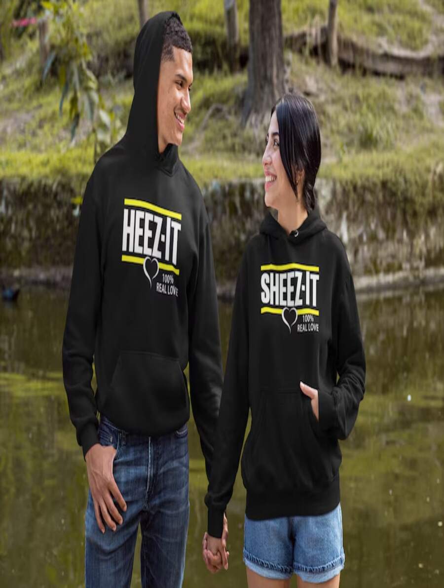 Envío local de One Piece - 1PC Edición Limitada de San Valentín Conjunto de Pareja Sheez-It Heez-It Sudaderas a Juego para Parejas, Regalo de San Valentín para Él y Ella, Regalo de Aniversario, Regalo de Cumpleaños para Él, Regalo de Navidad para Él