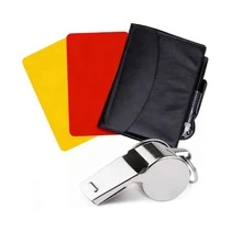 Red & Yellow Card, Stainless Steel Whistle With Lanyard, Soccer Accessories - Multicolor - View 9