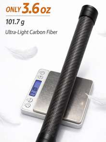 Carbon Fiber Gimbal Extension Pole, Lightweight Monopod With 1/4 Inch Mount Compatible With DJI Ronin And Zhiyun Crane Stabilizers For Handheld Shooting And Low Angle Filming - Multicolor - View 4