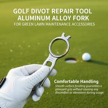 铝制高尔夫球杆维修工具，草坪维护配件 - 銀色 - 查看 9