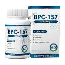 BPC-157 1000mcg Peptide Formula - Enhanced Muscle Growth + Post-Workout Recovery Supplement - Gluten-Free, Vegan Friendly, 60 Capsules - 3 chai - Xem 5