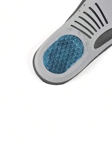 1双PU运动鞋垫，减震设计，男女通用，足弓支撑，透气高回弹，适合跑步、徒步、休闲等运动，可裁剪。 - 黑色 - 查看 6