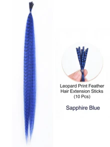 10 Pieces Of Mixed Color Feather Hair Extensions, 16 Inch Rainbow Color, Synthetic Hair Extensions, Hair Bulk Without Weft Colored Feather With Beads And Tools, Used For DIY Sets Of Hair Extensions For Women And Girls, Holiday Parties - Multicolor - View 19