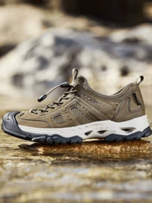 CAMEL CROWN Women's Waterproof Hiking Sandals, Closed-Toe Amphibious Sports Beach Sandals - Dawn Green - View 3