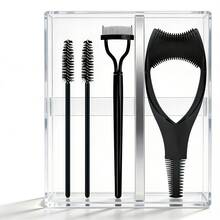 Eyelash Tools - Eyelash Mascara Guard And Stainless Steel Eyelash Comb, Eyelash Brush, Create Natural Lashes, Prevent Mascara Clogging, Makeup Tools - Multicolor - View 12