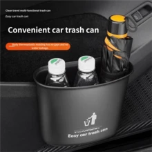 Car Trash Can, Multifunctional Car Trash Storage Box Can Be Placed On Front Seat, Also Can Hold Umbrella - Vehicle-mounted Trash Cans - View 2