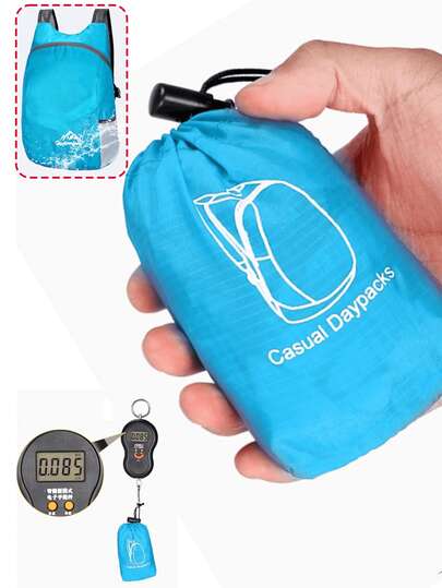 Lightweight Outdoor Sports Bag/Backpack, Polyester Travel Bag, Foldable Backpack/Small Storage Bag, Ultra-Lightweight Portable Storage Bag, Unisex Backpack, Foldable Waterproof Travel Backpack, Suitable For Outdoor Jogging, Hiking And Camping.