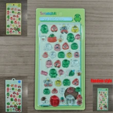 1pc Vintage Cute 3D Embossed Corner Buddy Crystal Sticker - Scrapbooking DIY Decor | Reusable, Suitable For New Year/Valentine's Day/Easter Gifts - Multicolor - View 12