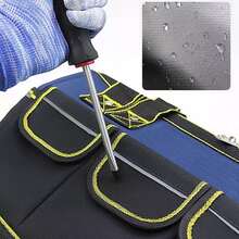 Maleta De Herramientas Gran Capacidad Mochila Organizador impermeable y resistente al desgaste - A - Ver 6