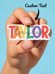 1 miếng dán tên Giáng sinh cá nhân hóa - Nhãn dán ngày lễ tùy chỉnh với hình ông già Noel và tuần lộc, có 4 kích cỡ, chất liệu vinyl chống thấm nước, lý tưởng để gói quà, dán thiệp, phong bì, trang trí tiệc và bao bì Giáng sinh, thẻ tên cá nhân hóa độc đáo. - Phong cách 13 - Xem 10