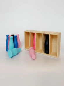 Bộ trò chơi xếp hình chai lọ 10 món cho trẻ em, trò chơi đoán và ghép màu, bao gồm 10 chai lọ nhiều màu sắc và hộp đựng, trò chơi giáo dục tương tác nhiều người chơi trong nhà dành cho gia đình, thích hợp làm quà tặng sinh nhật/ngày lễ cho bé trai và bé gái từ 3-12 tuổi (màu chai lọ ngẫu nhiên). - Nhiều màu - Xem 8