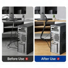 Computer Cable Organizer Desktop Cable Management Tube Hub Automotive Cable Bundler Wire Protective Sleeve - 1pcs - View 9