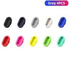 4pcs Silicone Dust Plug Set For Fenix 8/7/7S/7X/5/5S/5X/6/6S/6X/6 Pro/6S Pro/6X Pro/Forerunner 935/Vivoactive 4/Venu, Charging Port Protective Cover, Anti-Lost Design, Multi-Color Options - A - View 15