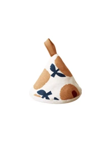 1pc Convenient Triangle-Shaped Cute Cotton Oven Mitt, Suitable For Pot Lid Holder, Heat Resistant Cooking Baking Pot Handle Oven Glove - Multicolor - View 11