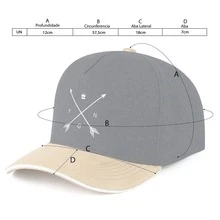 Boné Estilo Street Masculino Feminino Bordado Young Várias Cores Trucker Fechado Fitão Aba Curva - Azul/Bege - Visão 9