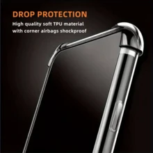 1 ốp lưng bảo vệ TPU trong suốt tương thích với Samsung Galaxy A53 5G/A52s/A52 5G/A52s 5G/A52/A51 5G/A51 4G/A50S/A50/A42 5G/A41/A40S/A40/A36 5G/A36/A35 5G/A35/A34/A33 5G/A32 4G/A32 5G/A31/Galaxy A30s/A50/A50s/A30S/A30/A26 5G/A25 5G/A25/A24 5G/A24 4G/A23 5G/A23/A22S/A22 5G/A22 4G/A21s/A20s/A20e/A20 Series - Trong sáng - Xem 4
