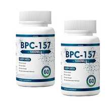BPC-157 1000mcg Peptide Formula - Enhanced Muscle Growth + Post-Workout Recovery Supplement - Gluten-Free, Vegan Friendly, 60 Capsules - 2 chai - Xem 10