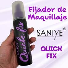 Fijador de Maquillaje en Spray Saniye – Quick Fix Saniye Spray - Fórmula de Larga Duración para Mantener tu Maquillaje Intacto por Horas – Bruma Ligera y Refrescante que Controla el Brillo y la Grasa - Transparente - Ver 1