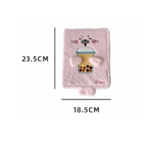 1pc A5 Cartoon Seal Plush Loose-Leaf Photo Album, 4-Slot Star Collection Card Holder, Instant Camera Card Album, Anime Card Organizer - Plush Photo Album - View 8