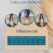 Girls' Triangle Bikini Set For Children And Young People Adjustable Panties On The Side Teenage Beach Cover-Up Double-Faced Bikini - Hồng - Xem 10