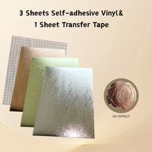 Self-Adhesive Permanent Vinyl Sticker Set, Suitable For Mugs, Glasses, Windows, Party Decorations, Crafts Cutting, Home Decor - Multicolor - View 23