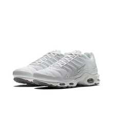 Nike Air Max Plus 復古減震 低筒 休閒城市通勤跑步鞋 男款 - 白色 - 查看 4