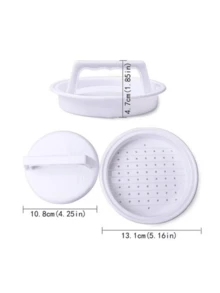 1pc/3pcs/5pcs Multi-Use DIY Hamburger Maker, Meat Patty Mold, Sandwich Meat Press - Multicolor - View 3