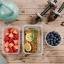 48 Pcs (24 Lunch Boxes, 24 Lids ) Sealed Rectangular Refrigerator Storage Box With Lid Plastic Crisper Microwave-Heated Lunch Box With Lid,Suitable For Kitchen And Pantry Organization - 48-piece Premium Set - View 8