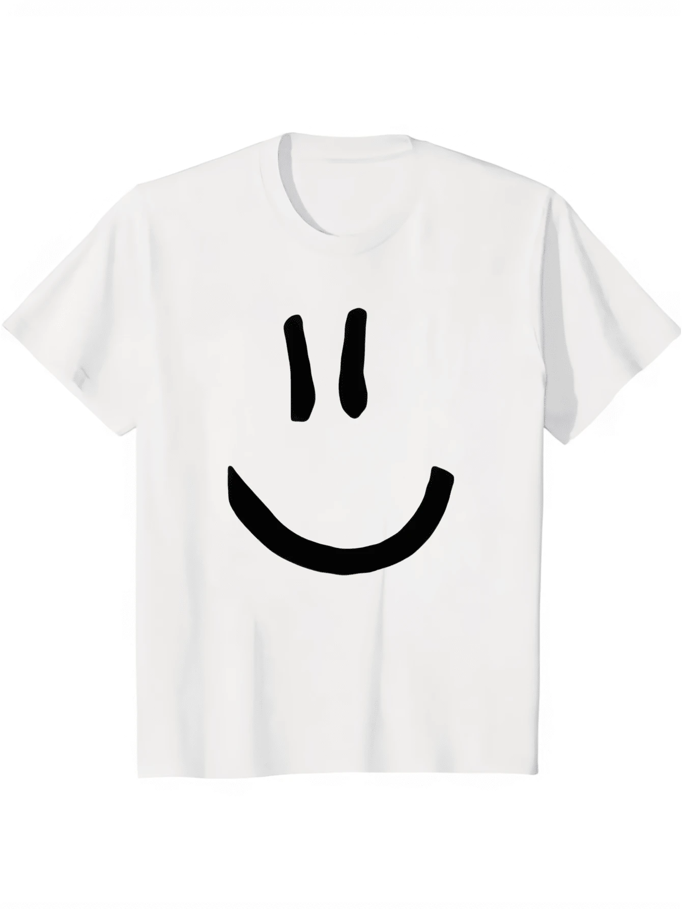 Men's Cartoon Print Drop Shoulder Crew Neck Tee, Summer outfits, Summer Clothes Casual Streetwear Regular Fit Short Sleeve Round Neck T-Shirt for Summer, Graphic Tees,&nbsp;Men's Top for Daily Wear, 90s Clothes - Blanc - Voir 1