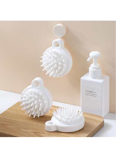 1 szt. Silikonowa główka szczotki do szamponu, grzebień do masażu skóry głowy, szczotka do szamponu, szczotka do kąpieli, szczotka do ciała, narzędzie do stylizacji włosów w salonie fryzjerskim, szczotka do szamponu, grzebień, narzędzie do stylizacji włosów, produkty i akcesoria do włosów, niezbędne akcesoria do podróży w salonie fryzjerskim