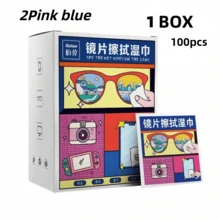 100pcs/Pack Disposable Eyeglass Cleaning Wet Wipes, Suitable For Cleaning Glasses, Phone Screens, And Makes A Great Gift - B - View 4