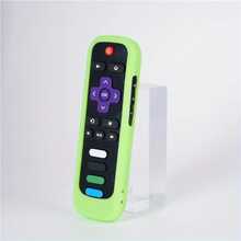 1pc TV Remote Control Cover, Roku Smart TV Remote Control Cover, Anti-Fall, Anti-Dust Poku Universal Silicone Protective Cover, Glowing In The Dark, It Only Takes 1 Second To Find It - Multicolor - View 13